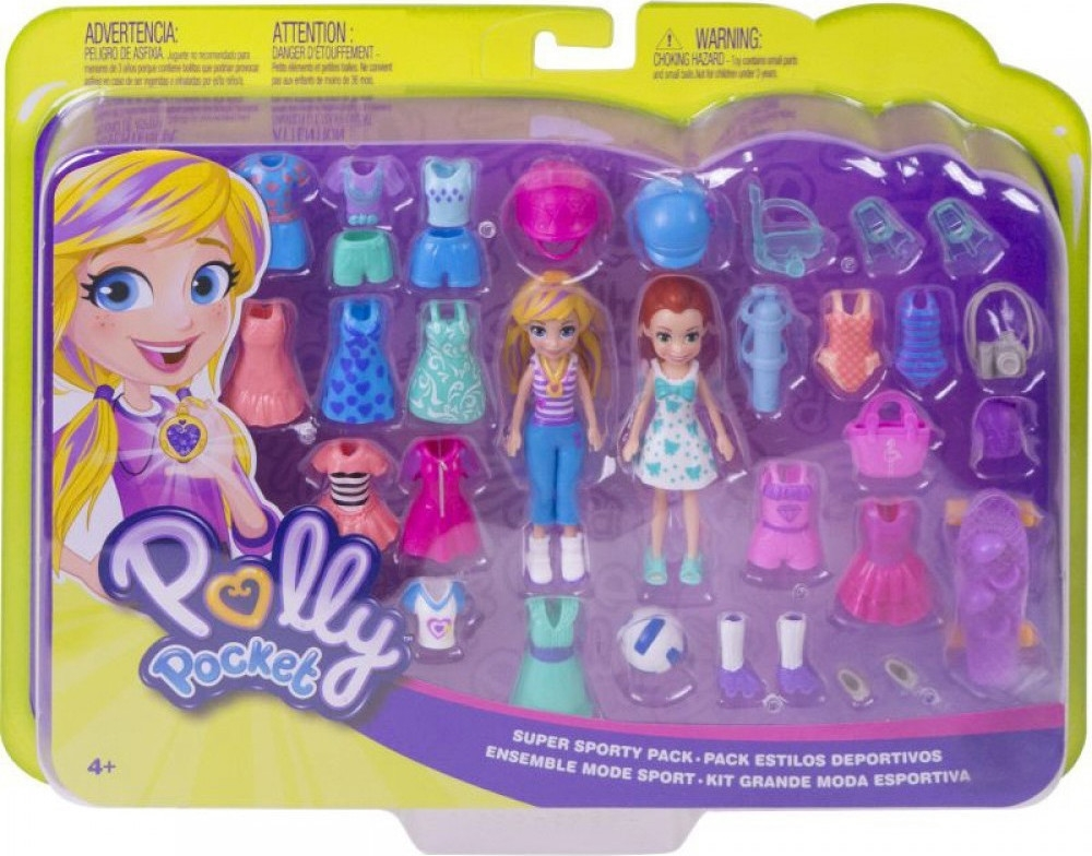 Mattel Polly Pocket Polly Και Φίλη Με Ρούχα Και Αθλητικά Αξεσουάρ (GDM18) 4 Mattel Polly Pocket Polly Και Φίλη Με Ρούχα Και Αθλητικά Αξεσουάρ (GDM18) - Image 2
