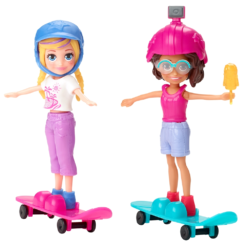 Mattel Polly Pocket Polly Και Φίλη Με Ρούχα Και Αθλητικά Αξεσουάρ (GGJ50) -Μικρόκοσμος κοριτσιών Κατάστημα 200451 2