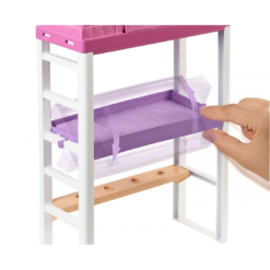 Mattel Barbie Δωμάτιο Με Κούκλα Loft Bed (FXG52) -Μικρόκοσμος κοριτσιών Κατάστημα 201014 3