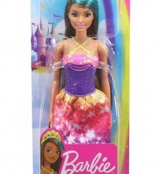 Mattel Barbie Πριγκίπισσα Καστανά Μαλλιά – Πράσινη Ανταύγεια (GJK14) -Μικρόκοσμος κοριτσιών Κατάστημα 201037 1