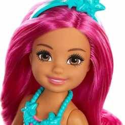 Mattel Barbie Τσέλσι Γοργόνες Ροζ Μαλλιά (GJJ86) -Μικρόκοσμος κοριτσιών Κατάστημα 201041 2