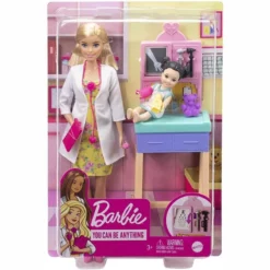 Mattel Barbie Σετ Επαγγέλματα Με Παιδάκια Και Ζωάκια Παιδίατρος (GTN51) -Μικρόκοσμος κοριτσιών Κατάστημα 202149 1