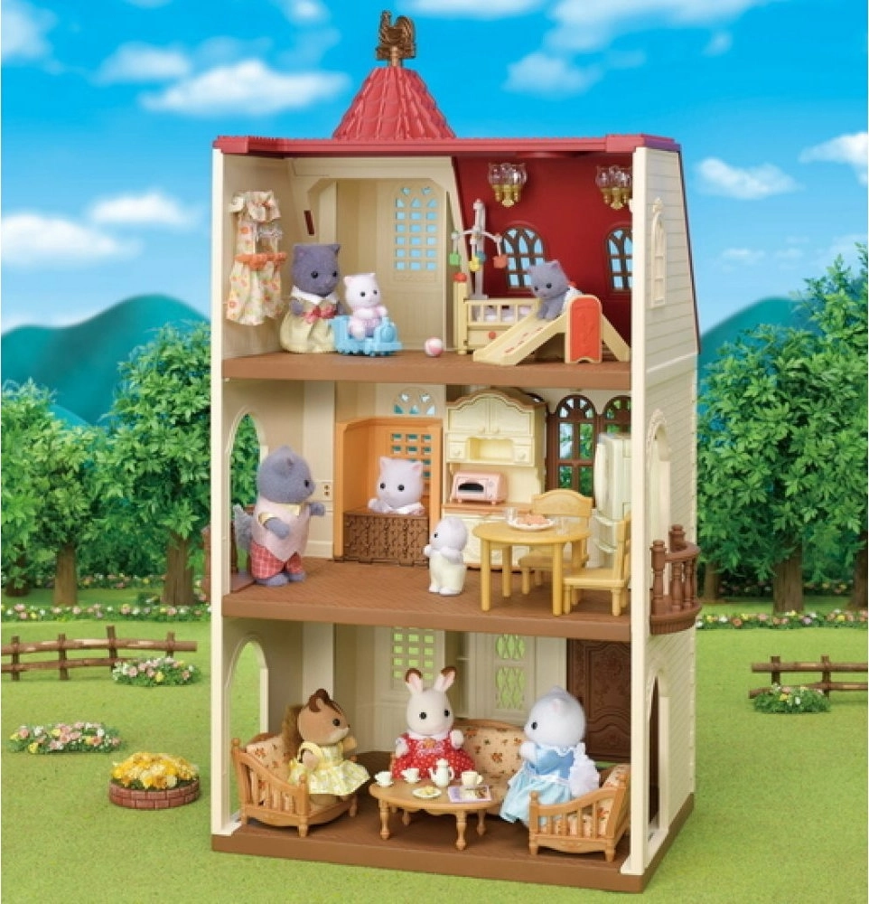 Sylvanian Families: Red Roof Tower Home (068152) 6 Sylvanian Families: Red Roof Tower Home (068152) - Image 4