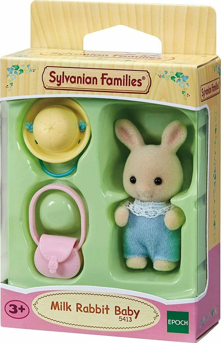 Sylvanian Families: Milk Rabbit Baby (068154) 5 Sylvanian Families: Milk Rabbit Baby (068154) - Image 3