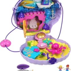 Mattel Polly Pocket Mini Τρέντι Τσαντάκι Seashell Purse (GNH11) -Μικρόκοσμος κοριτσιών Κατάστημα 203639 1