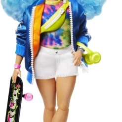 Mattel Barbie Extra – Blue Curly Hair (GRN30) -Μικρόκοσμος κοριτσιών Κατάστημα 203653 1