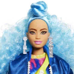 Mattel Barbie Extra – Blue Curly Hair (GRN30) -Μικρόκοσμος κοριτσιών Κατάστημα 203653 3