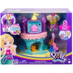 Mattel Polly Pocket Σετάκια Ουράνιο Τόξο Fantasy Mermaid Princess Dispensing Ride (GYK42) -Μικρόκοσμος κοριτσιών Κατάστημα 203685 1