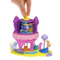 Mattel Polly Pocket Σετάκια Ουράνιο Τόξο Fantasy Mermaid Princess Dispensing Ride (GYK42) -Μικρόκοσμος κοριτσιών Κατάστημα 203685 2