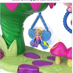 Mattel Polly Pocket Σετάκια Ουράνιο Τόξο Fantasy Fairy Princess Dispensing Castle Ride (GYK43) -Μικρόκοσμος κοριτσιών Κατάστημα 203686 4