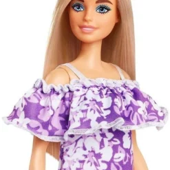 Mattel Barbie Loves The Planet Purple Floral Dress (GRB36) -Μικρόκοσμος κοριτσιών Κατάστημα 206435 1