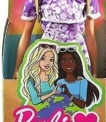 Mattel Barbie Loves The Planet Purple Floral Dress (GRB36) -Μικρόκοσμος κοριτσιών Κατάστημα 206435 3