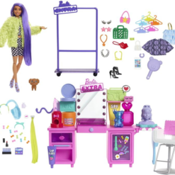 Mattel Barbie Extra Στούντιο Ομορφιάς Σετ Με Κούκλα (GYJ70) -Μικρόκοσμος κοριτσιών Κατάστημα 206577 2