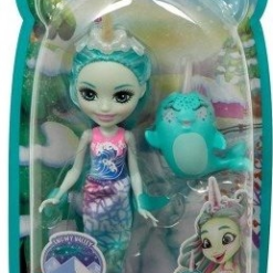 Mattel Enchantimals Κούκλα Και Ζωάκι Φιλαράκι- Νέοι Φίλοι Pet/ Naddie Narwhal And Sword (GJX41) -Μικρόκοσμος κοριτσιών Κατάστημα 207609 1