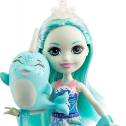 Mattel Enchantimals Κούκλα Και Ζωάκι Φιλαράκι- Νέοι Φίλοι Pet/ Naddie Narwhal And Sword (GJX41) -Μικρόκοσμος κοριτσιών Κατάστημα 207609 2