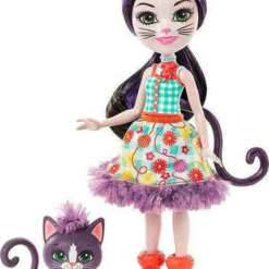 Mattel Enchantimals Κούκλα Και Ζωάκι Φιλαράκι- Νέοι Φίλοι Pet/ Ciesta Cat And Climber (GJX40) -Μικρόκοσμος κοριτσιών Κατάστημα 207611 1