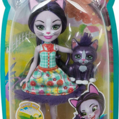 Mattel Enchantimals Κούκλα Και Ζωάκι Φιλαράκι- Νέοι Φίλοι Pet/ Ciesta Cat And Climber (GJX40) -Μικρόκοσμος κοριτσιών Κατάστημα 207611 1