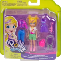 Mattel Polly Pocket Κούκλα με Ρούχα New York Fashion Pack (GDM02) 6 Mattel Polly Pocket Κούκλα με Ρούχα New York Fashion Pack (GDM02) -Μικρόκοσμος κοριτσιών Κατάστημα 208243 1