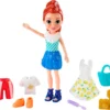 Mattel Polly Pocket Κούκλα με Ρούχα Lila Bon Voyage! Fashion Haul (GFT91)
