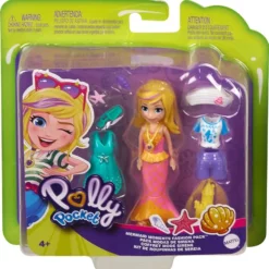 Mattel Polly Pocket Κούκλα με Ρούχα Mermaid Momments Fashion Pack (GNG72) -Μικρόκοσμος κοριτσιών Κατάστημα 208248 3