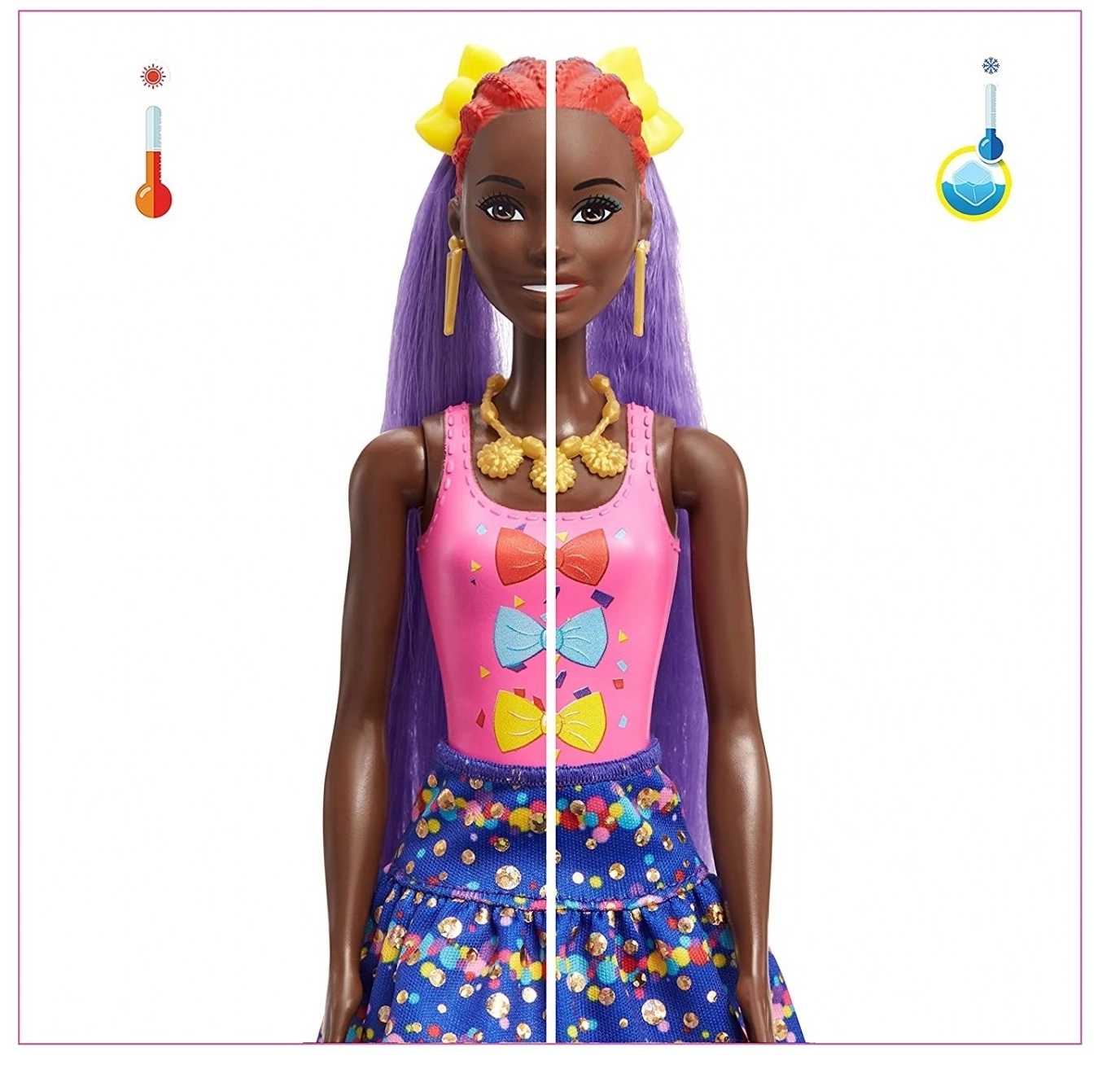 Mattel Barbie Color Reveal Hair Feature 2 (HBG40) 7 Mattel Barbie Color Reveal Hair Feature 2 (HBG40) - Image 5
