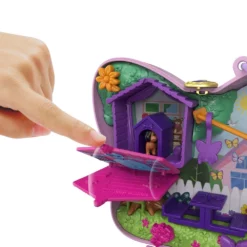 Mattel Polly Pocket Μίνι Ο Κόσμος Της Polly Σετ Ackyard Butterfly (GTN21) -Μικρόκοσμος κοριτσιών Κατάστημα 209682 2