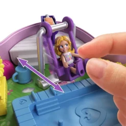 Mattel Polly Pocket Μίνι Ο Κόσμος Της Polly Σετ Ackyard Butterfly (GTN21) -Μικρόκοσμος κοριτσιών Κατάστημα 209682 5