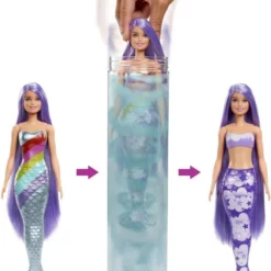 Mattel Barbie Color Reveal Γοργόνες (HCC46) -Μικρόκοσμος κοριτσιών Κατάστημα 210461 2