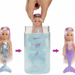 Mattel Barbie Chelsea Color Reveal Γοργόνες (HCC75) -Μικρόκοσμος κοριτσιών Κατάστημα 210462 2