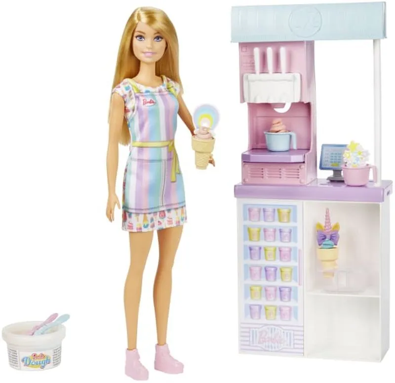 Mattel Barbie Εργαστήριο Παγωτού (HCN46) 4 Mattel Barbie Εργαστήριο Παγωτού (HCN46) - Image 2