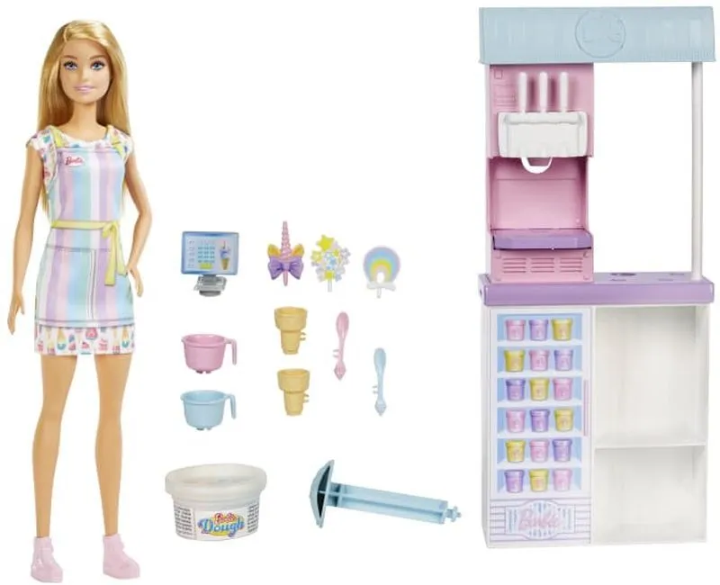 Mattel Barbie Εργαστήριο Παγωτού (HCN46) 7 Mattel Barbie Εργαστήριο Παγωτού (HCN46) - Image 5
