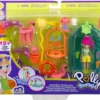 Mattel Polly Pocket Κούκλα Με Ρούχα Και Αξεσουάρ κολύμβησης Και Άθλησης- Basketball Splash Pack (HDW62)