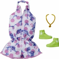 Mattel Barbie Μοδάτα Σύνολα- Διάσημες Μόδες- Jurassic World Ολόσωμο Σορτς (GRD45)