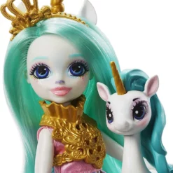 Mattel Enchantimals Μεγάλη Κούκλα Quenn Unity And Stepper (GYJ13) -Μικρόκοσμος κοριτσιών Κατάστημα 210654 2