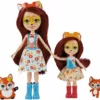 Mattel Enchantimals Κούκλα Και Αδερφάκι Felicity Fox And Flick (HCF81) -Μικρόκοσμος κοριτσιών Κατάστημα 210657