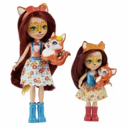Mattel Enchantimals Κούκλα Και Αδερφάκι Felicity Fox And Flick (HCF81) -Μικρόκοσμος κοριτσιών Κατάστημα 210657 1