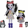 Mattel Enchantimals Κούκλα Και Αδερφάκι Sage Skunk And Caper (HCF82) -Μικρόκοσμος κοριτσιών Κατάστημα 210658