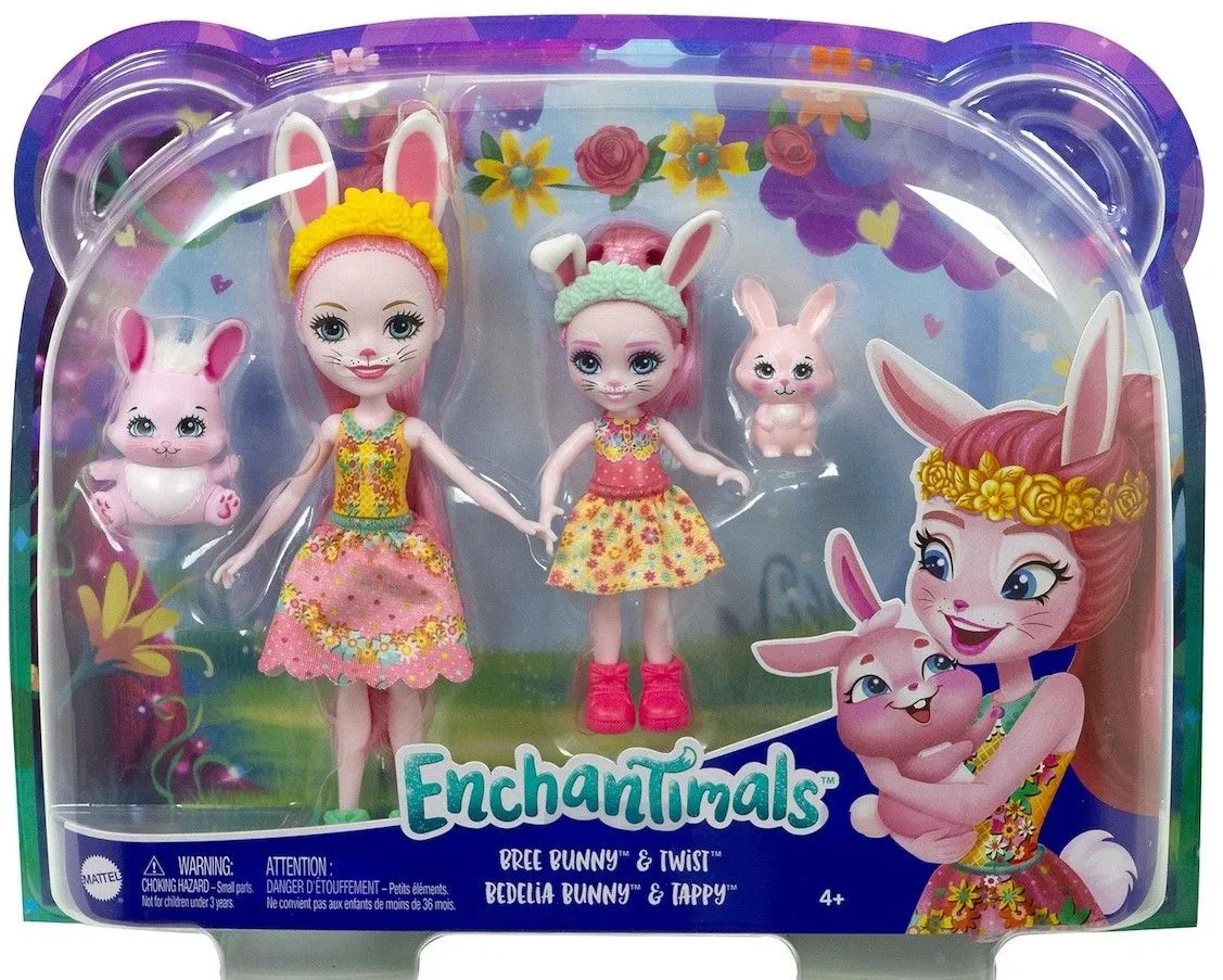 Mattel Enchantimals Κούκλα Και Αδερφάκι Bree Bunny And Twist (HCF84) 8 Mattel Enchantimals Κούκλα Και Αδερφάκι Bree Bunny And Twist (HCF84) - Image 6
