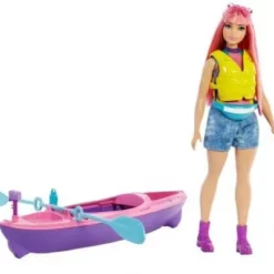 Mattel Barbie Daisy Σετ Με Κανό (HDF75) -Μικρόκοσμος κοριτσιών Κατάστημα 210662 2
