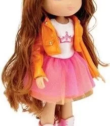 Giochi Preziosi Unique Eyes Κούκλα Total Look – Φόρεμα Με καστανά Μαλλιά (MYM01002)