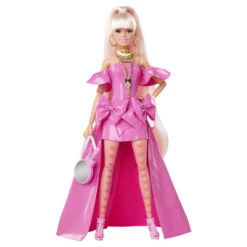 Mattel Κούκλα Barbie Extra Fancy-Pink Plastik (HHN12) -Μικρόκοσμος κοριτσιών Κατάστημα 215577 1 scaled 1