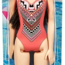 Mattel Barbie Beach Water Play Ροζ Μαγιώ (GHW38)