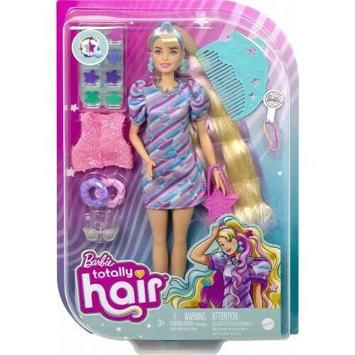 Mattel Barbie Totally Hair- Stars (HCM88) 5 Mattel Barbie Totally Hair- Stars (HCM88) - Image 3
