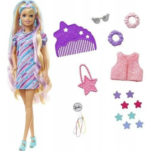 Mattel Barbie Totally Hair- Stars (HCM88) 4 Mattel Barbie Totally Hair- Stars (HCM88) - Image 2