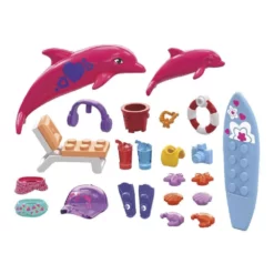 Mattel Mega Barbie Color Reveal – Σκάφος με Φιγούρες και Αξεσουάρ (HHW83) -Μικρόκοσμος κοριτσιών Κατάστημα 220375 2