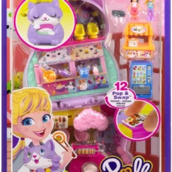 Mattel Polly Pocket Mini – Ο Κόσμος Της Polly World Compact Sushi Cat (HCG21)
