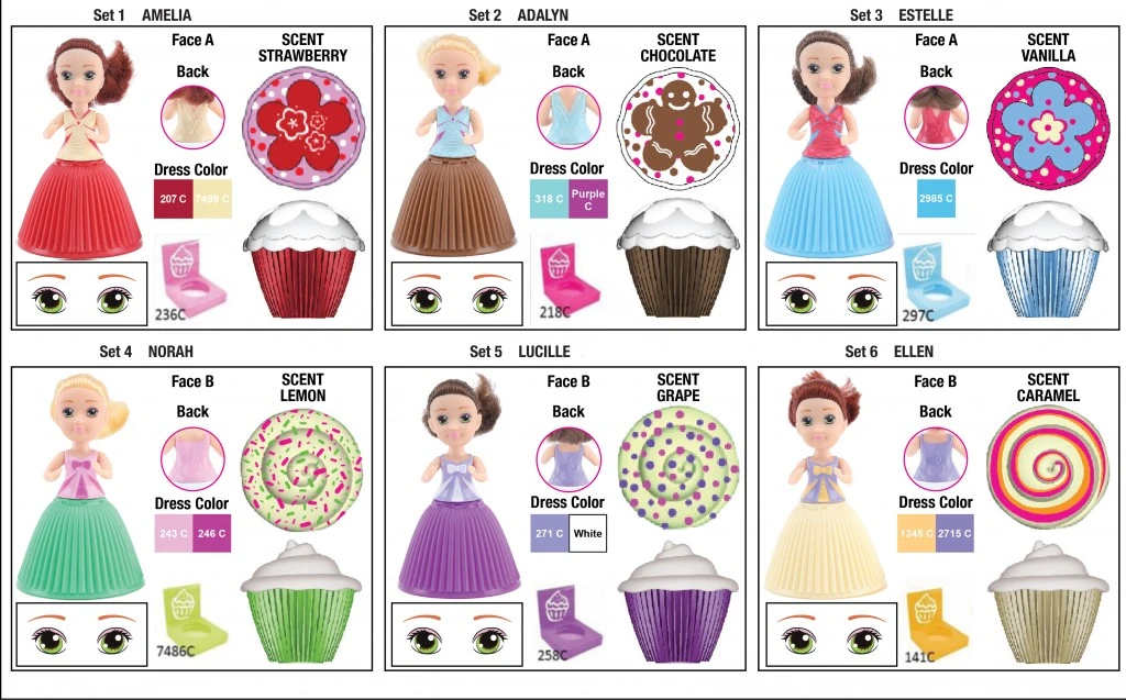 Cup Cakes Mini Princess Surprise Doll (1108) 6 Cup Cakes Mini Princess Surprise Doll (1108) - Image 4