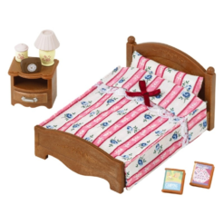 Sylvanian Families: Semi Double Bed (030740) -Μικρόκοσμος κοριτσιών Κατάστημα 673961 1