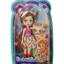 Mattel Enchantimals Κουκλα Και Ζωακι Φιλαρακι – Νεοι Φιλοι Cailey Cow Και Curdle (FXM77) -Μικρόκοσμος κοριτσιών Κατάστημα 676518 1