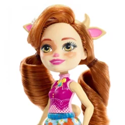 Mattel Enchantimals Κουκλα Και Ζωακι Φιλαρακι – Νεοι Φιλοι Cailey Cow Και Curdle (FXM77) -Μικρόκοσμος κοριτσιών Κατάστημα 676518 4